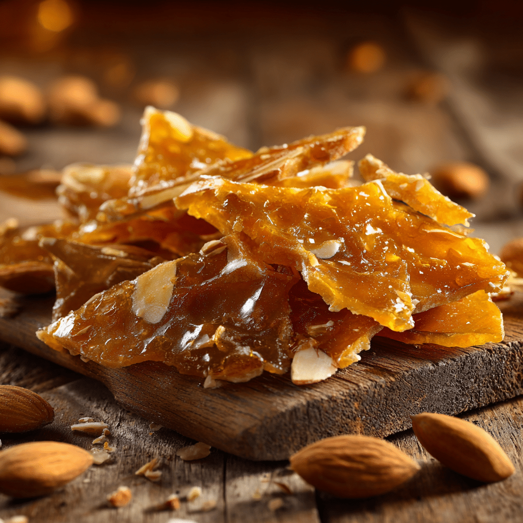 Honey Almond Brittle Recipe - Recipe Image