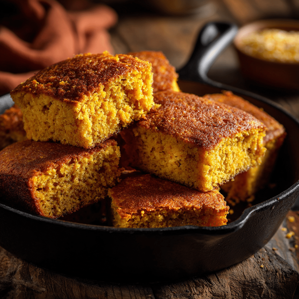 Pumpkin Cornbread Recipe - Recipe Image