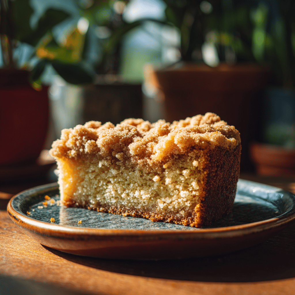 Cardamom Crumb Cake Recipe - Recipe Image