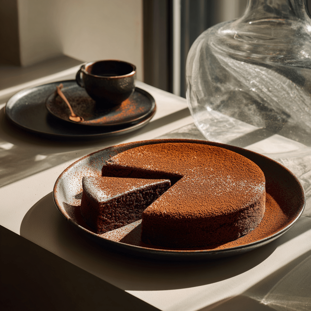 Chocolate Olive Oil Cake Recipe - Recipe Image