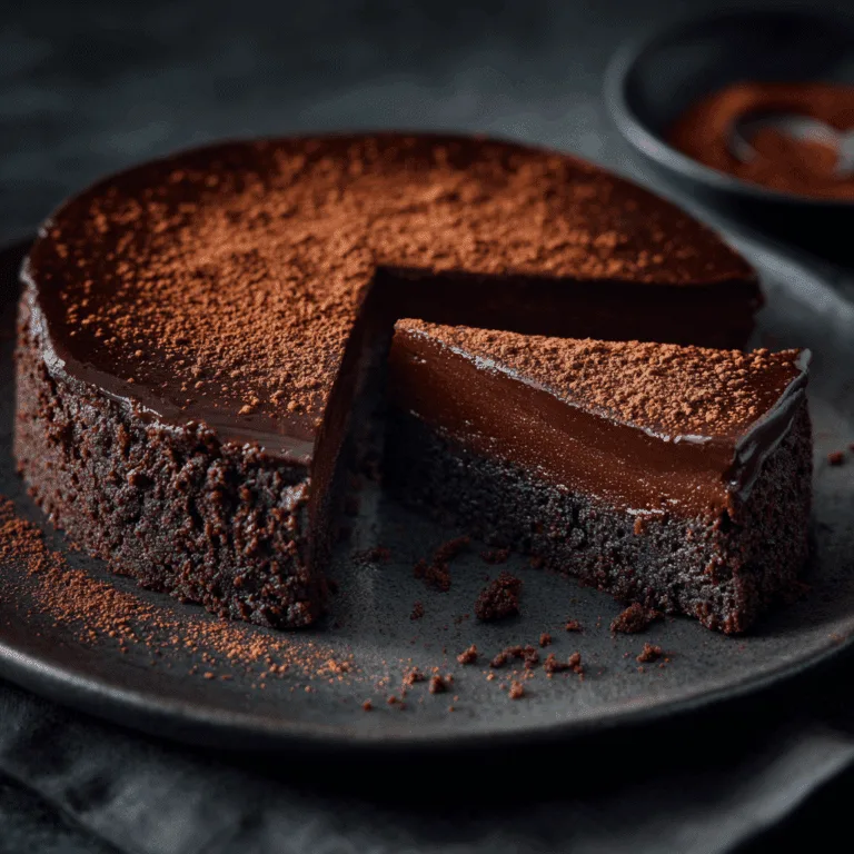Belgian Chocolate Cake (Gluten Free) Recipe