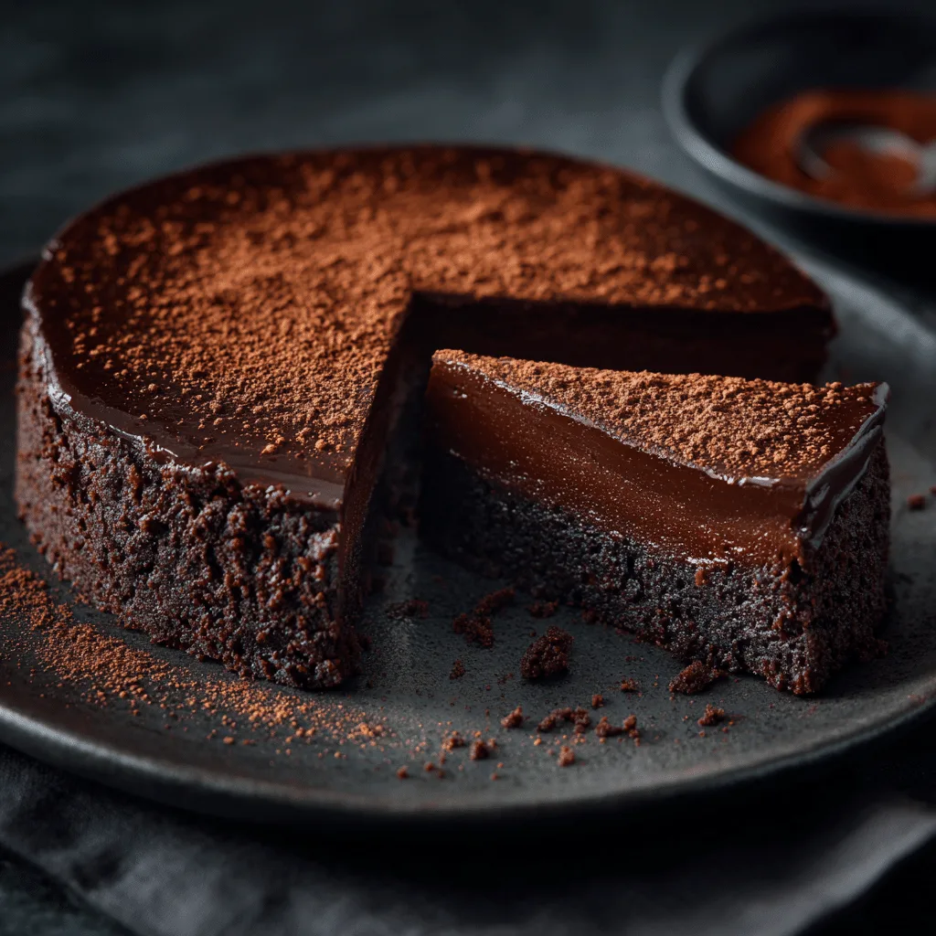 Belgian Chocolate Cake (Gluten Free) Recipe