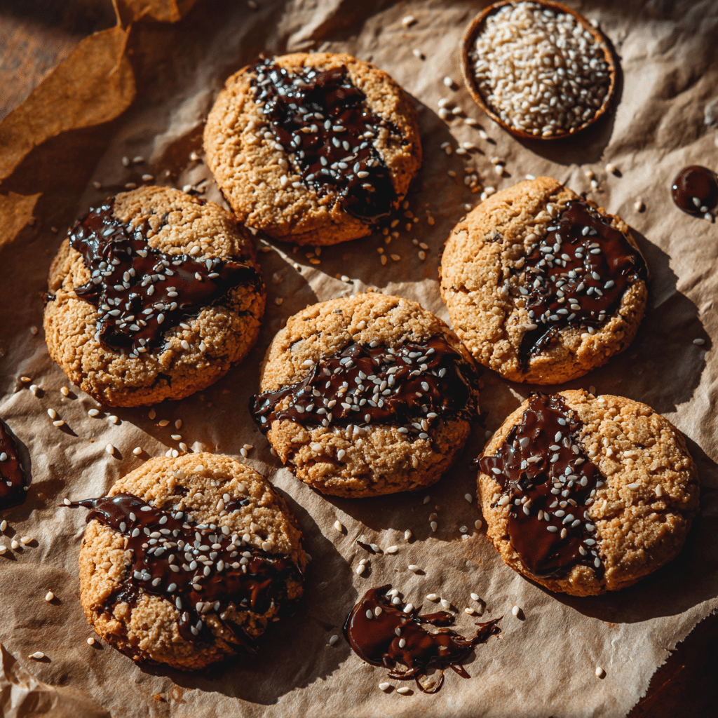Tahini Chocolate Chip Cookies Recipe