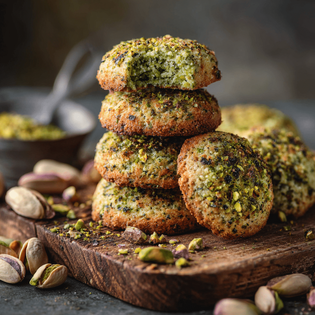 Pistachio Olive Oil Cookies Recipe