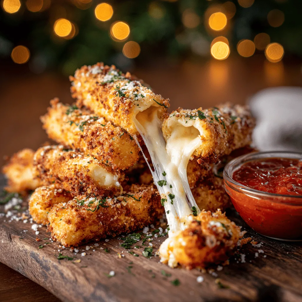 Air Fryer Mozzarella Sticks - Recipe Image