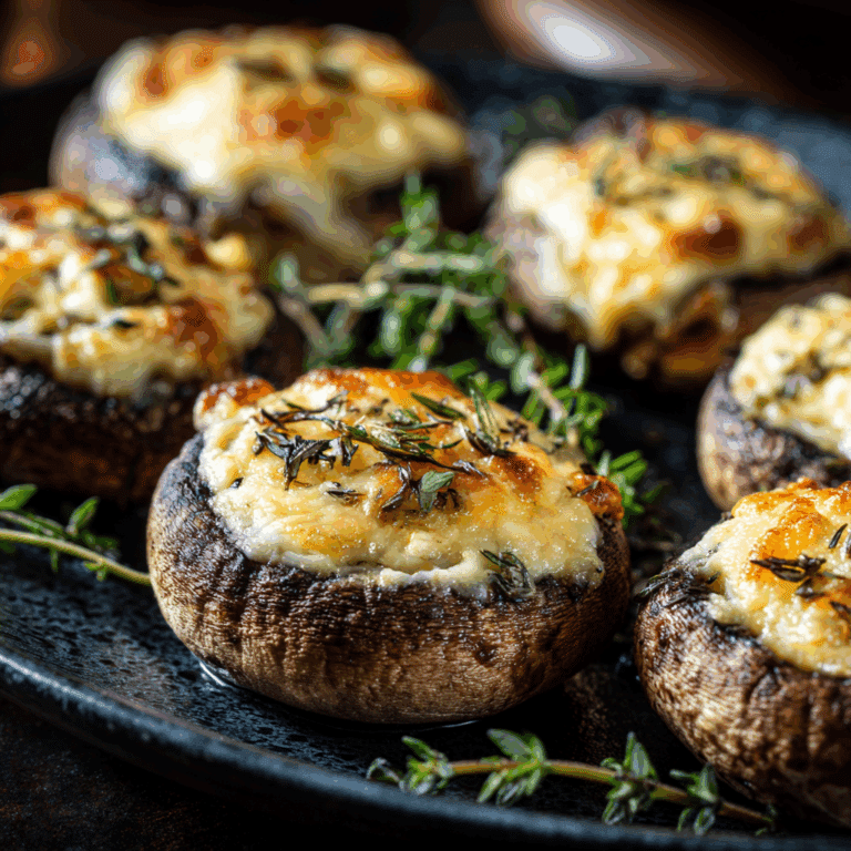 . Air Fryer Stuffed Mushrooms