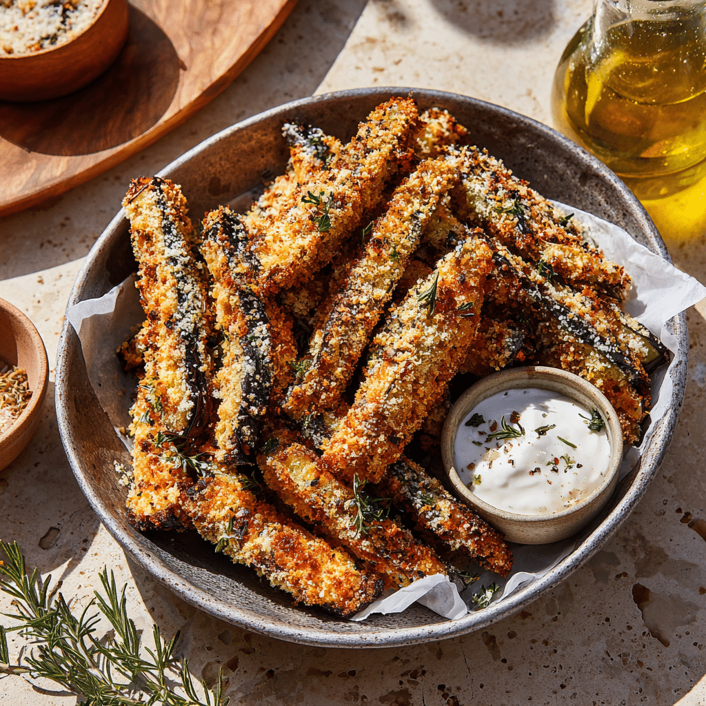Air Fryer Eggplant Fries - Recipe Image