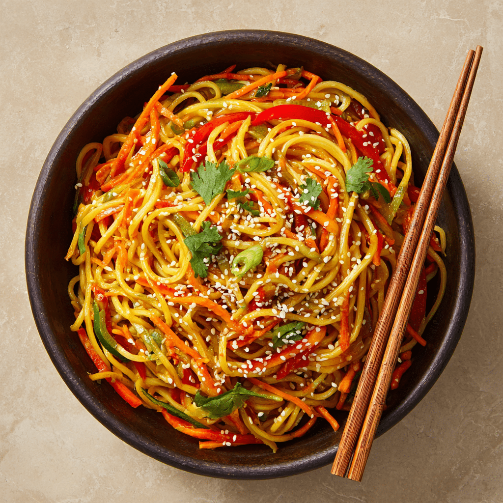 Asian Sesame Noodle Salad - Recipe Image