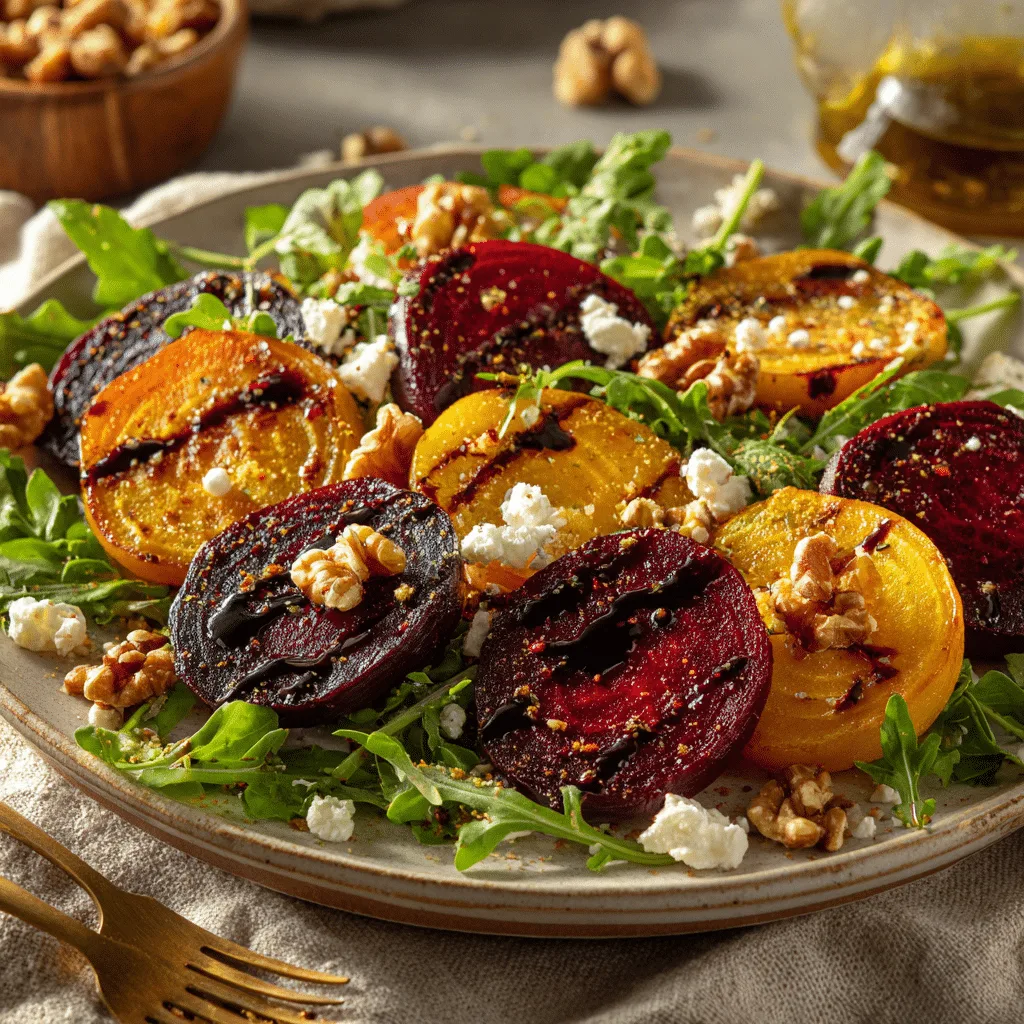 Roasted Beet & Walnut Salad