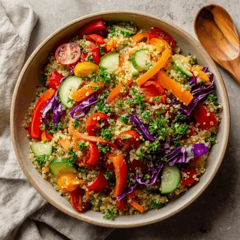 Quinoa Rainbow Salad