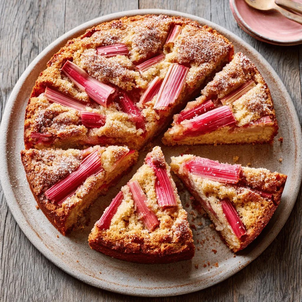 Rhubarb Cake