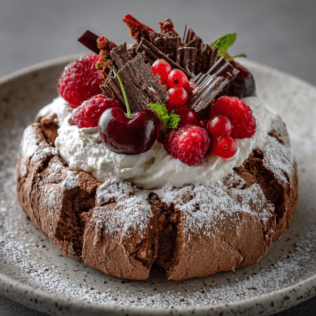 Chocolate Pavlova