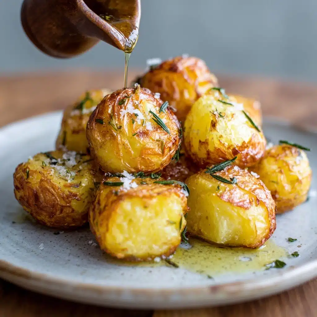 Crispy Smashed Baked Potatoes Recipe