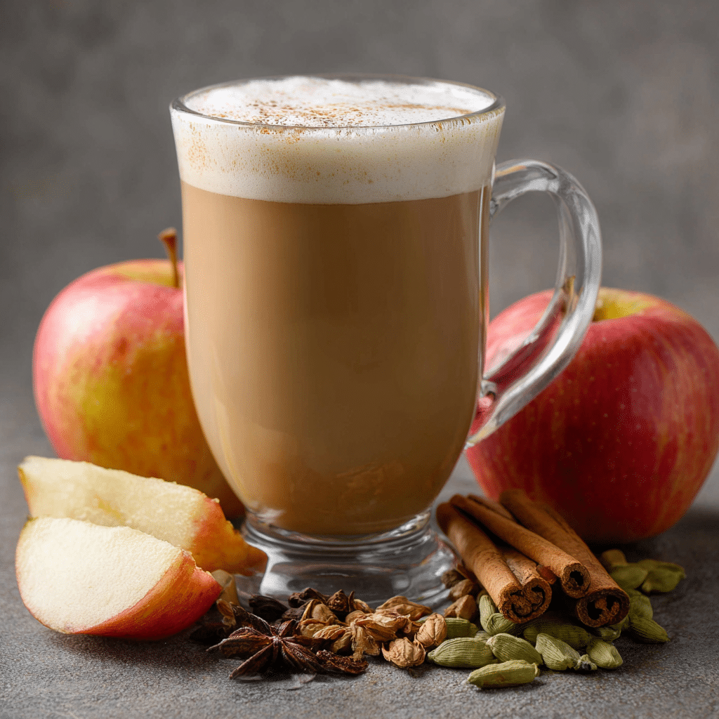 Spiced Apple Chai Latte