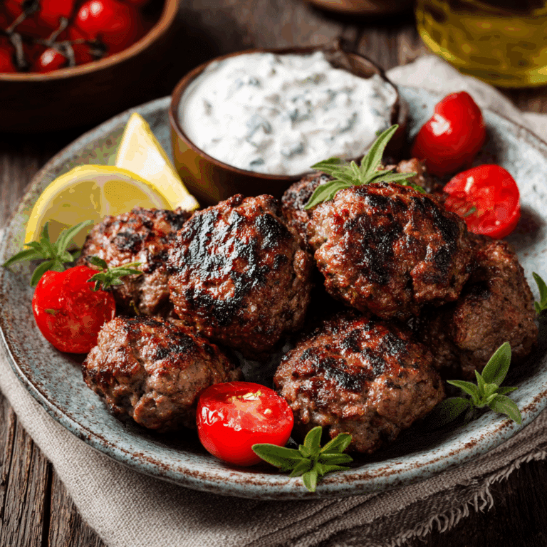 Greek Meatballs (Biftekia) Recipe