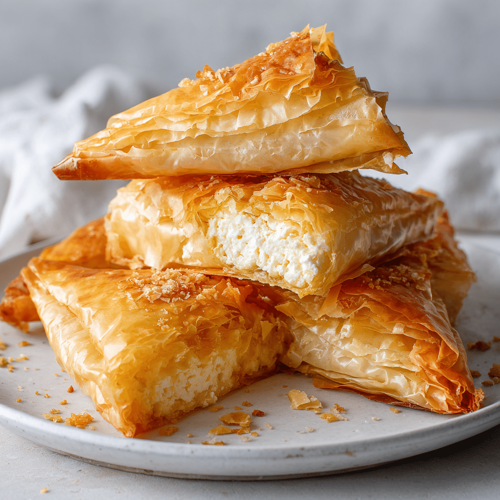 Tiropita Greek Cheese Feta Pie Recipe