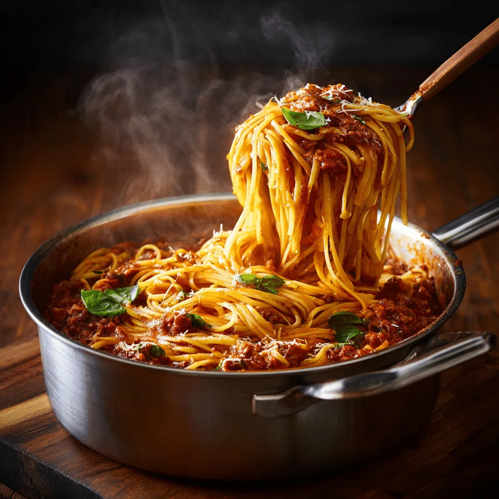 Easy One-Pot Spaghetti Bolognese Recipe