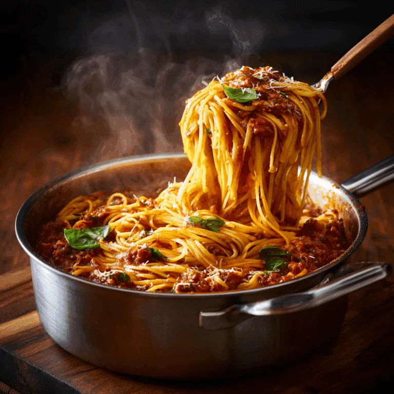 Easy One-Pot Spaghetti Bolognese Recipe
