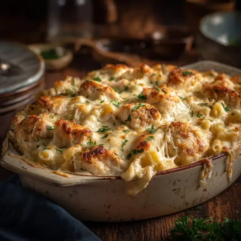 Loaded Chicken Alfredo Bake Recipe