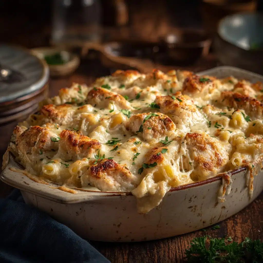 Loaded Chicken Alfredo Bake Recipe
