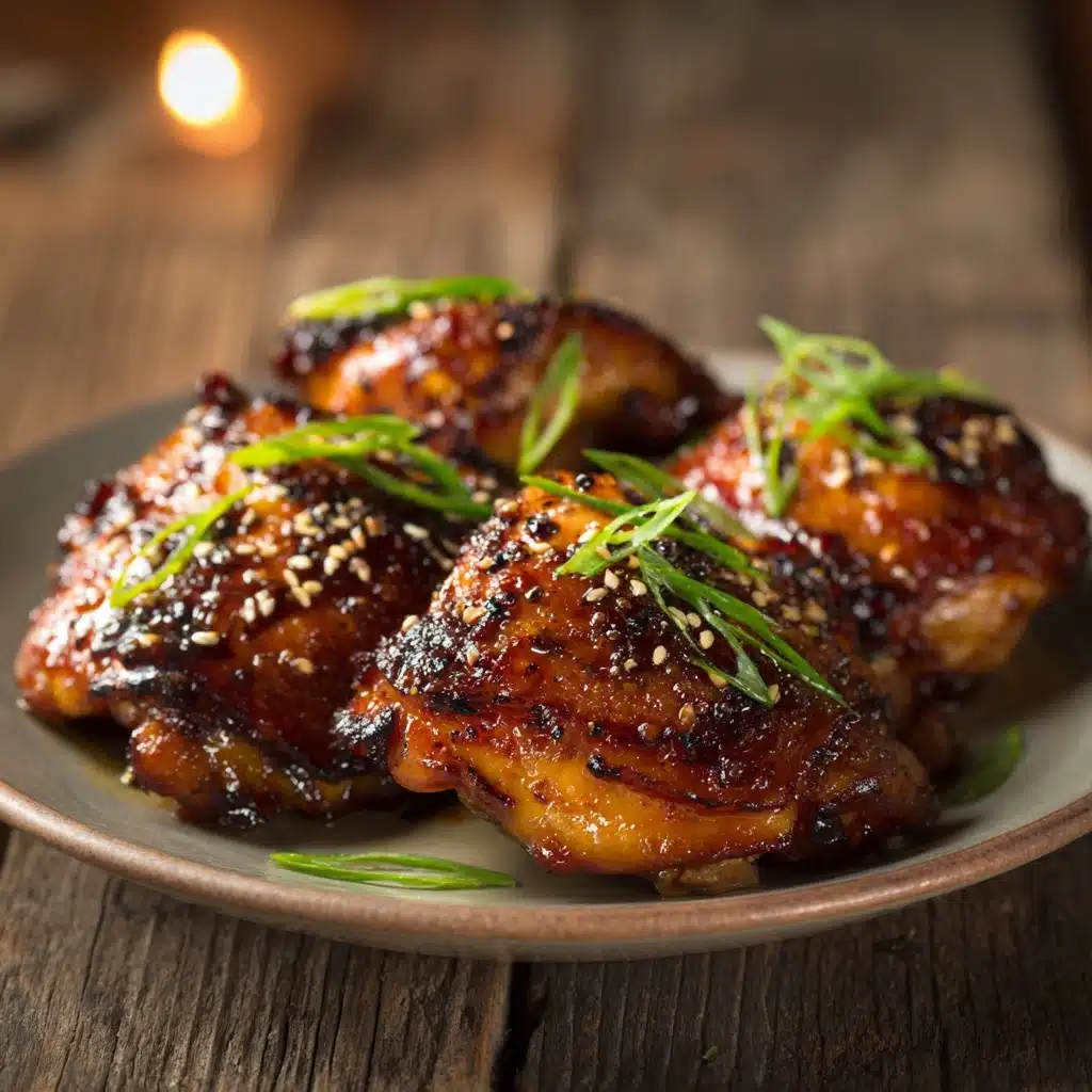 Honey Soy Baked Chicken Thighs Recipe