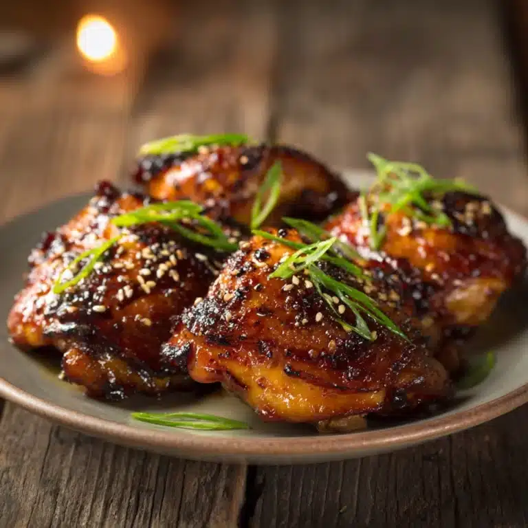 Honey Soy Baked Chicken Thighs Recipe