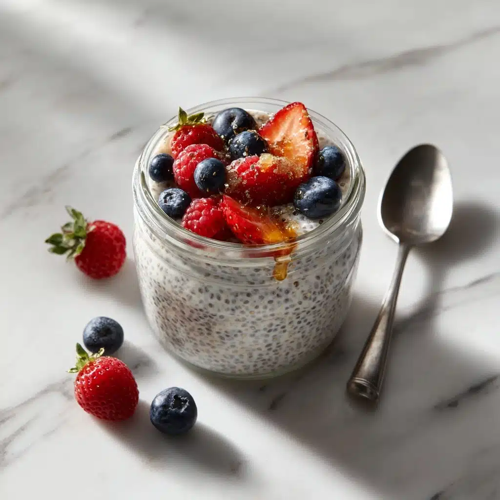 Overnight Chia Pudding with Berries Recipe