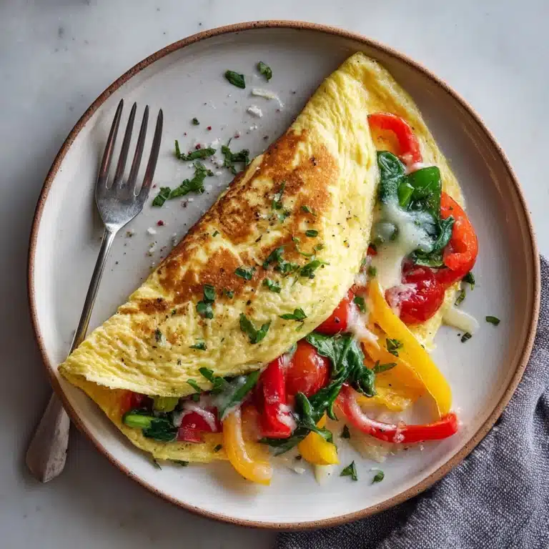 Veggie Omelette with Cheese Recipe