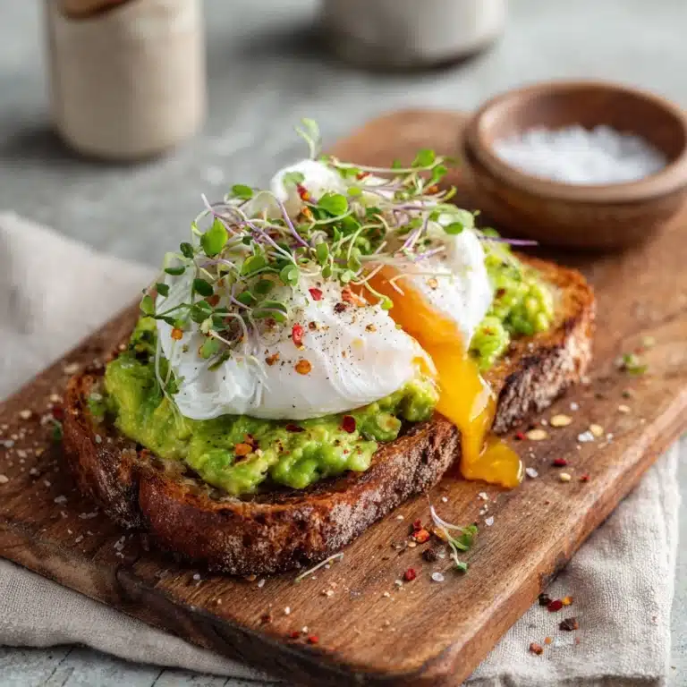 Avocado Toast with Poached Egg Recipe