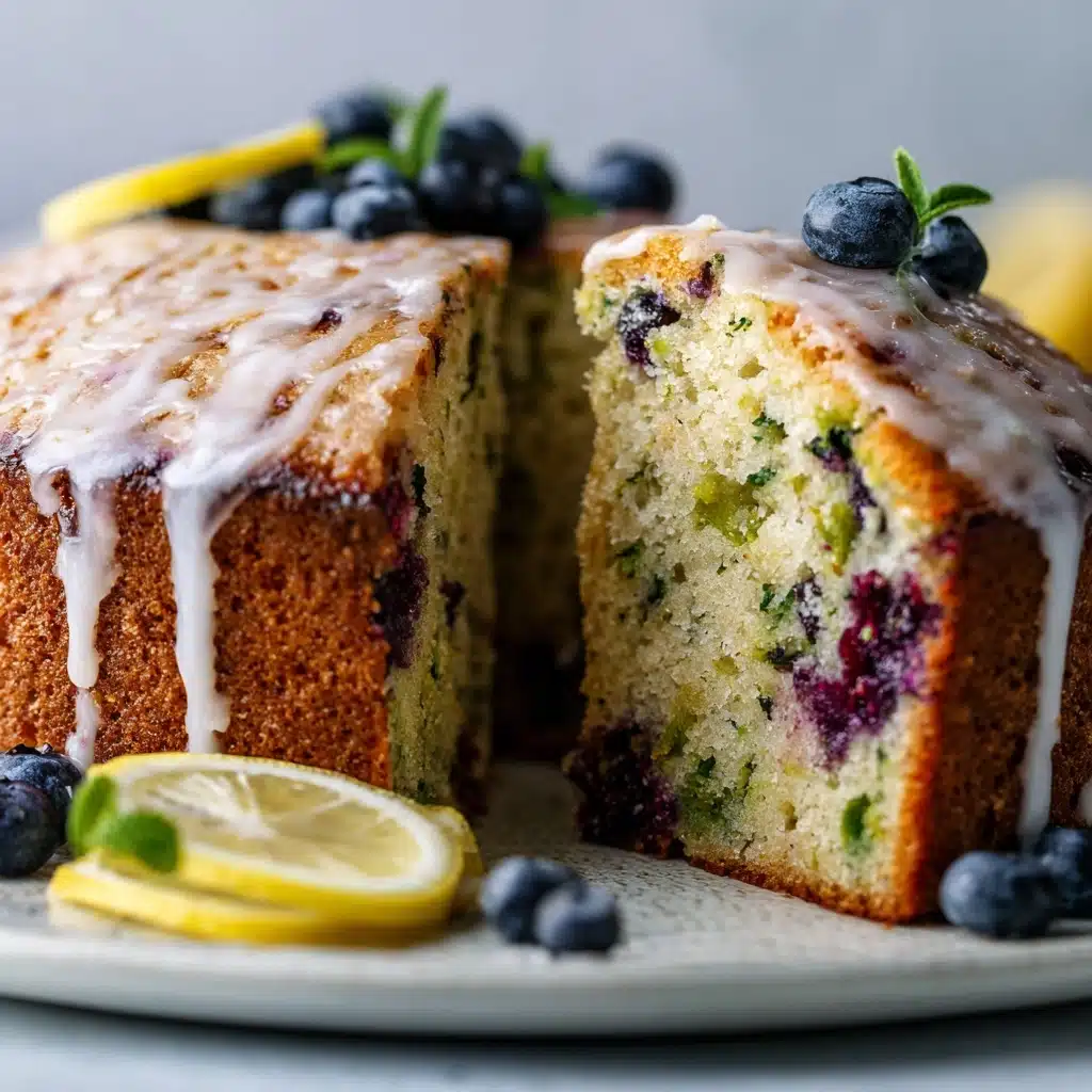 Lemon Blueberry Zucchini Cake Recipe