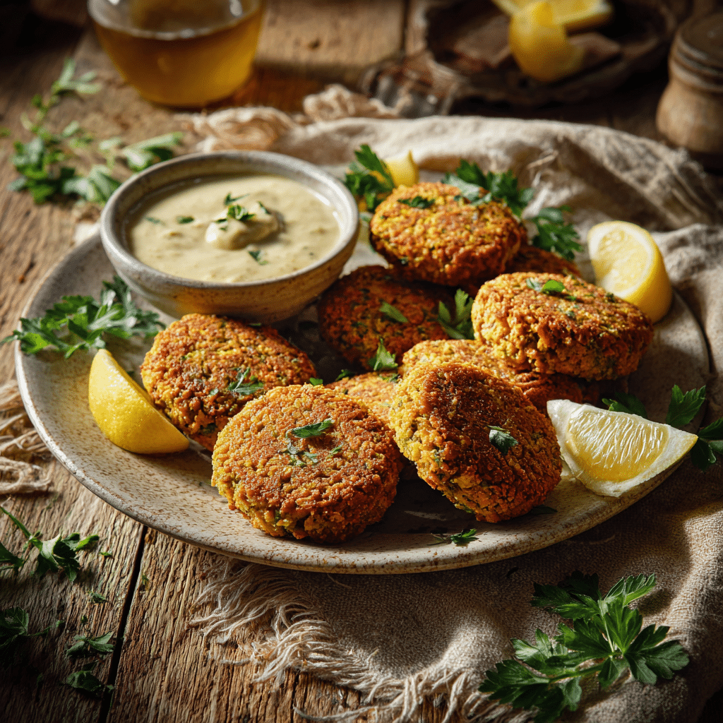 Baked Falafel Patties Recipe - Recipe Image