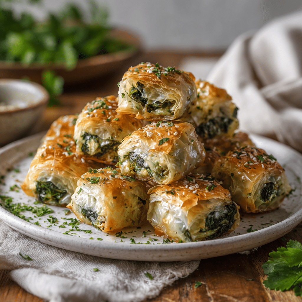 Greek Spanakopita Bites Recipe - Recipe Image