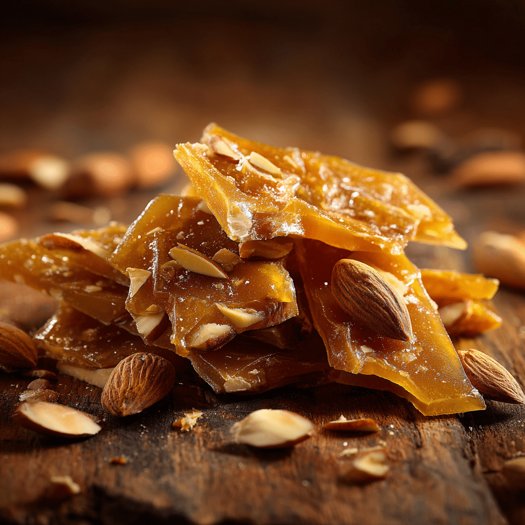 Honey Almond Brittle Recipe - Recipe Image