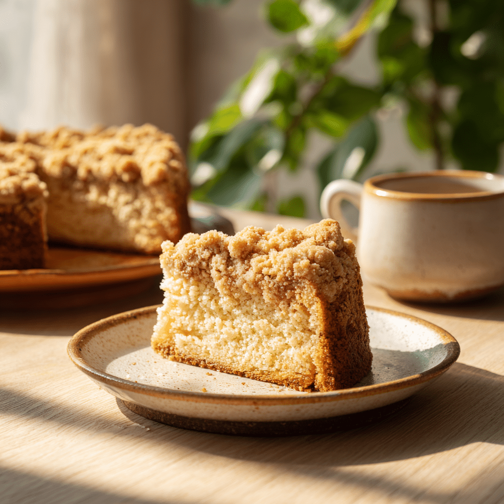 Cardamom Crumb Cake Recipe - Recipe Image