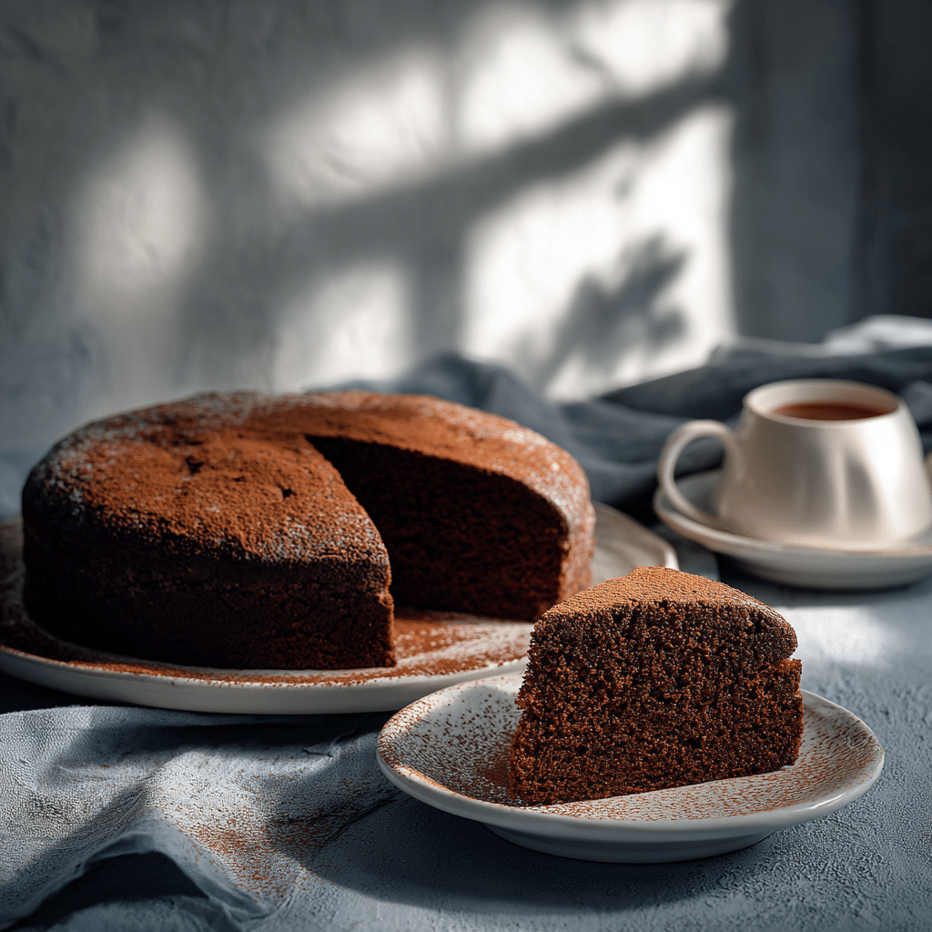 Chocolate Olive Oil Cake Recipe - Recipe Image