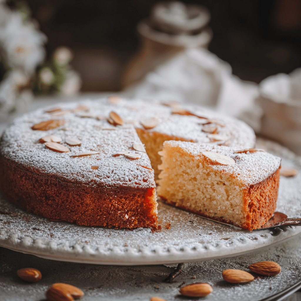 Almond Ricotta Cake Recipe - Recipe Image
