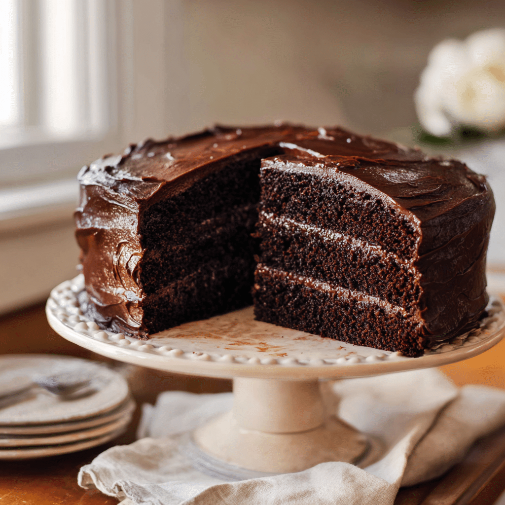 Ina Garten's Chocolate Cake Recipe - Recipe Image