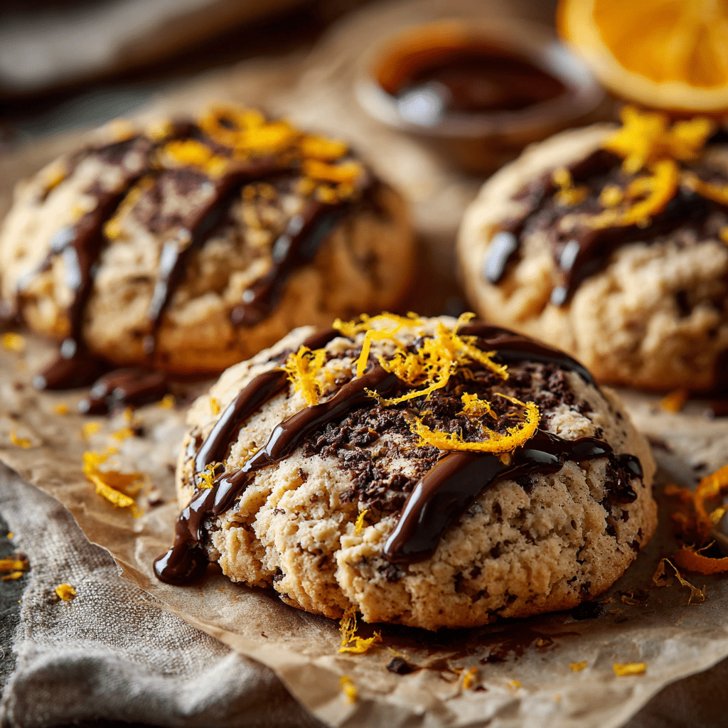 Orange Chocolate Chunk Cookies Recipe - Recipe Image