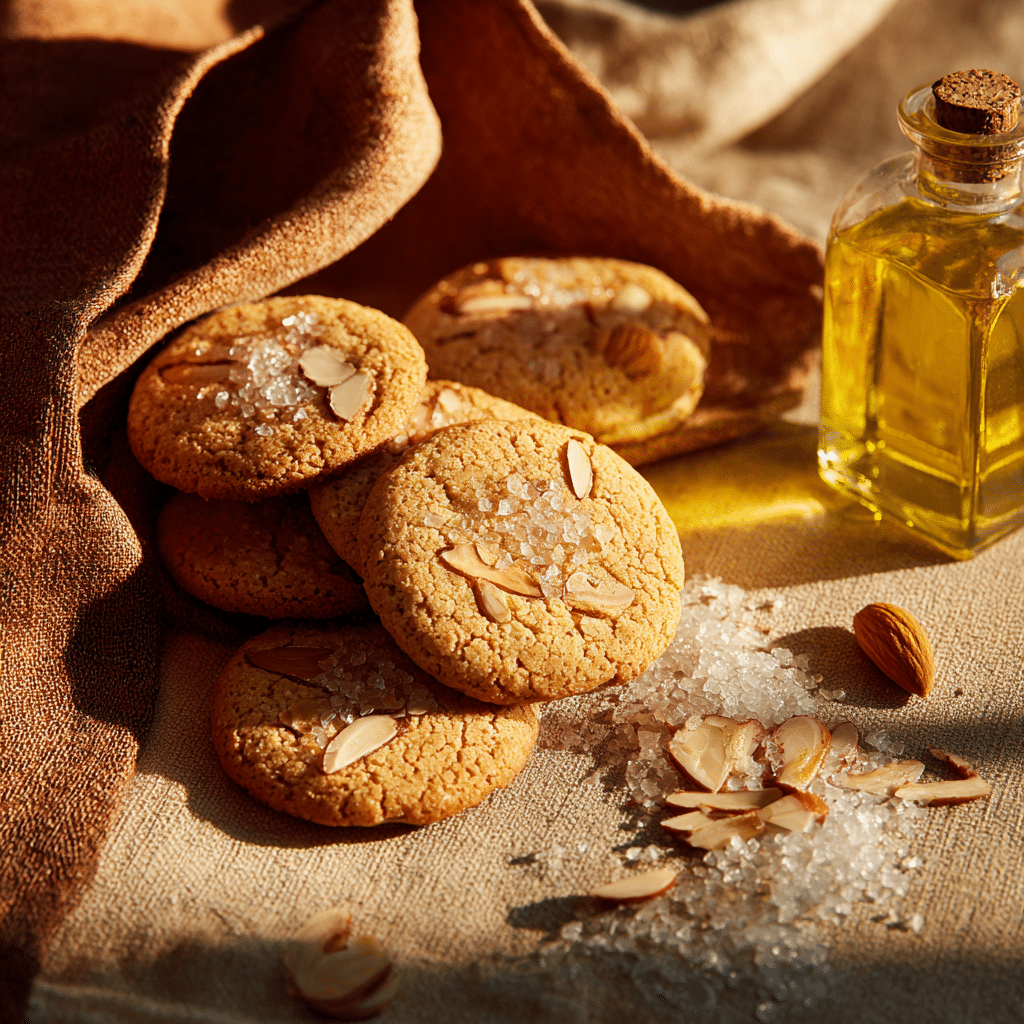 Almond Olive Oil Cookies - Recipe Image