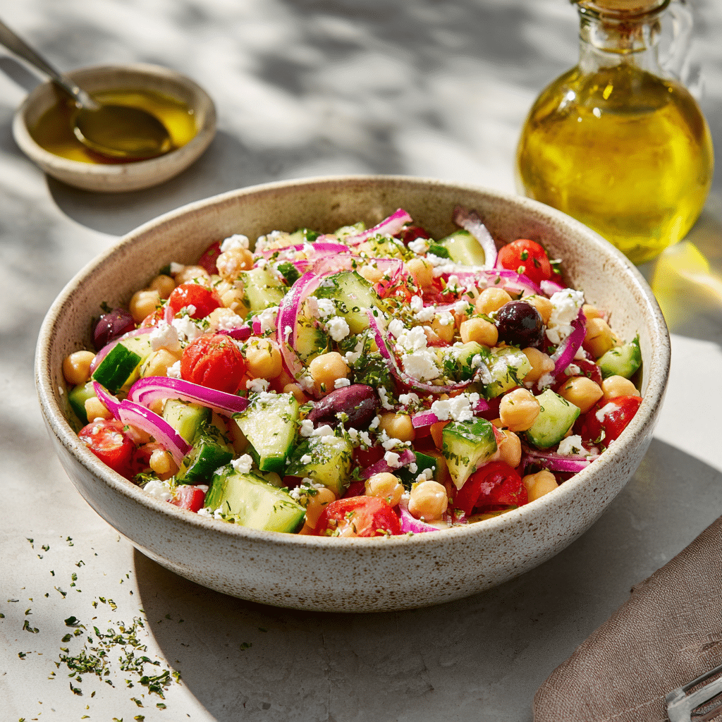 Mediterranean Chickpea Salad - Recipe Image