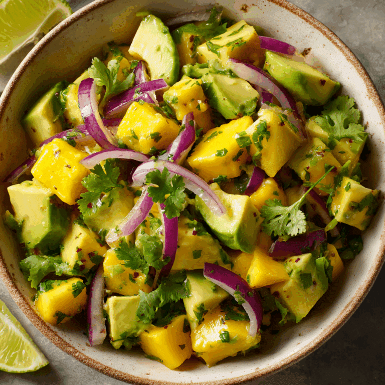 Avocado Mango Salad