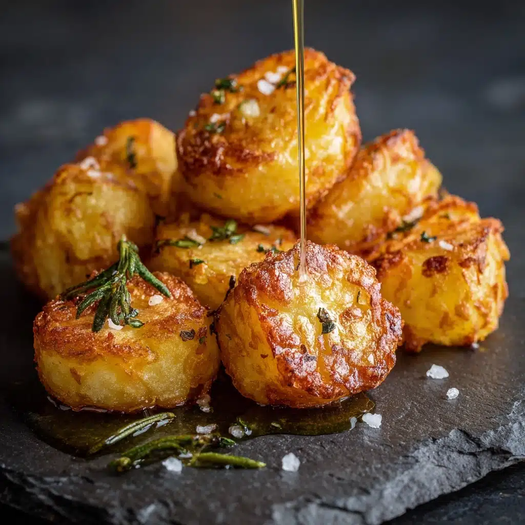 Crispy Smashed Baked Potatoes Recipe - Recipe Image