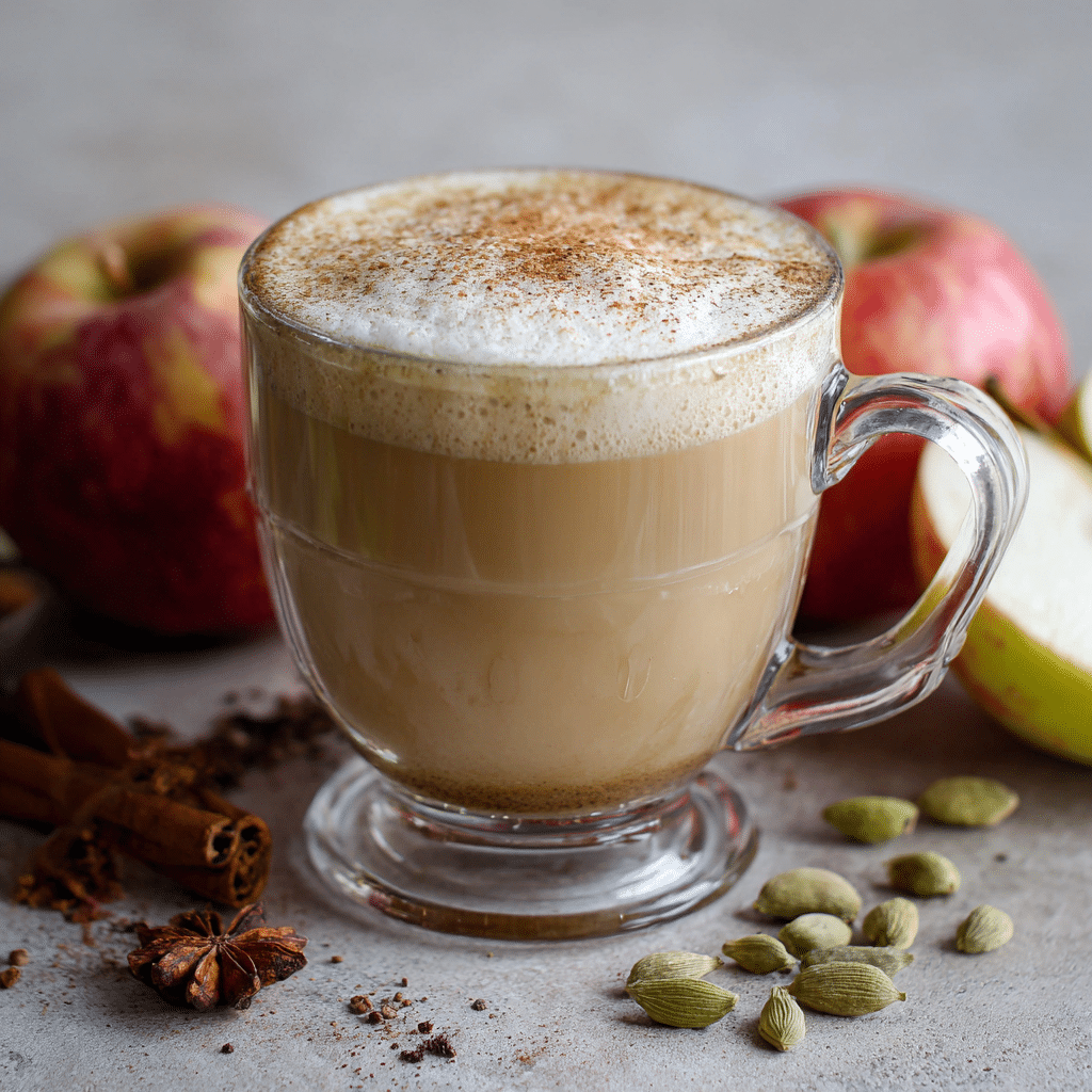 Spiced Apple Chai Latte - Recipe Image