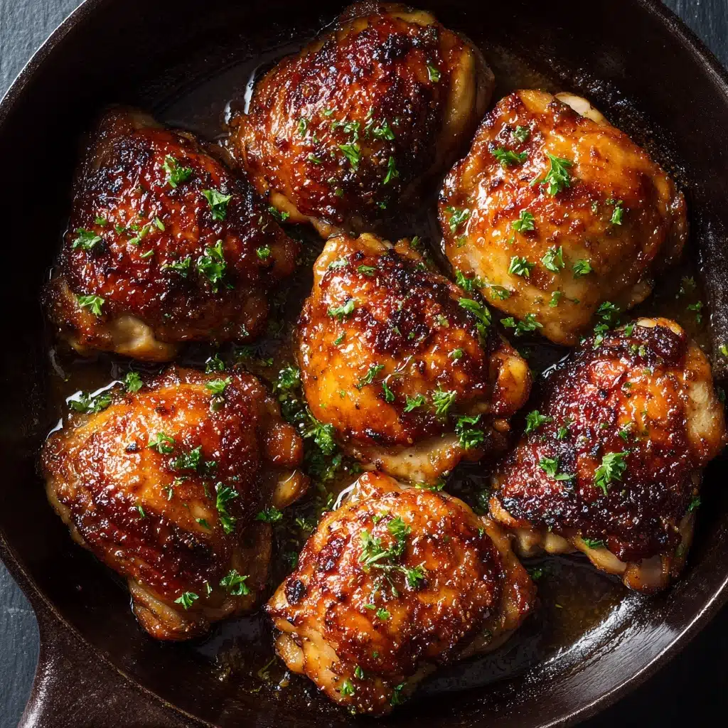 Honey Butter Baked Chicken Thighs Recipe - Recipe Image