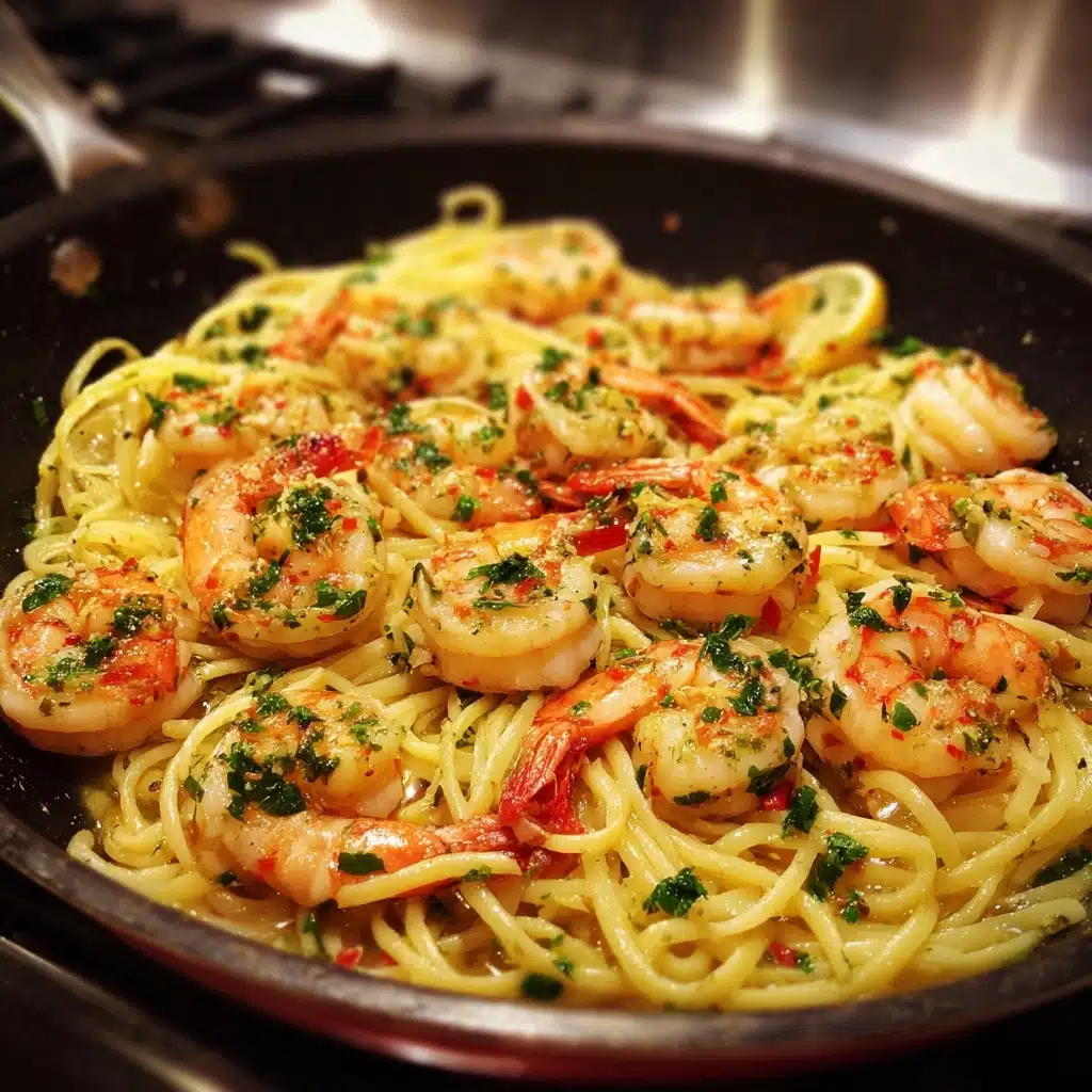 Lemon Butter Shrimp Pasta Recipe - Recipe Image