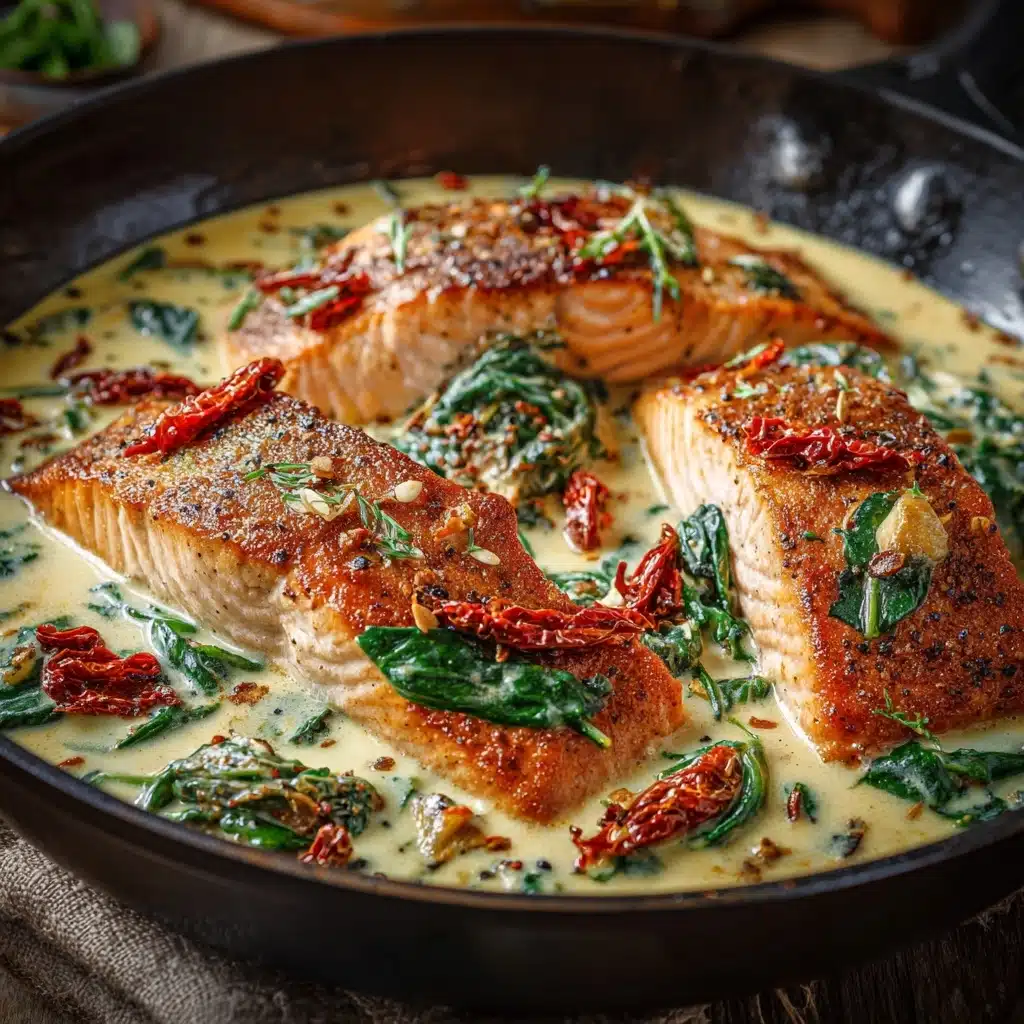 Creamy Tuscan Salmon Recipe - Recipe Image