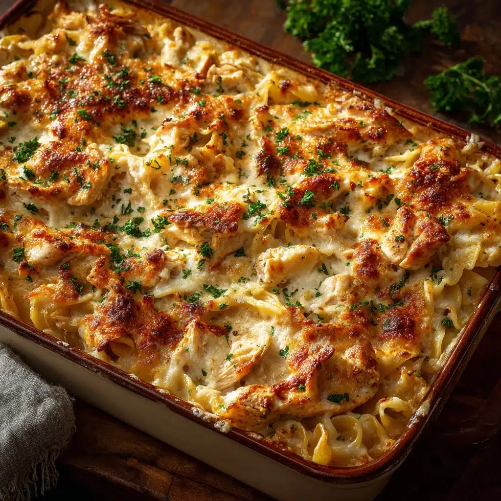 Loaded Chicken Alfredo Bake Recipe - Recipe Image