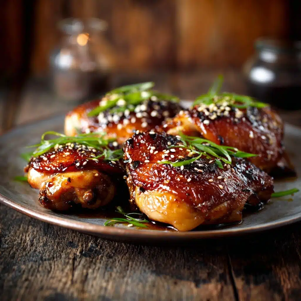 Honey Soy Baked Chicken Thighs Recipe - Recipe Image