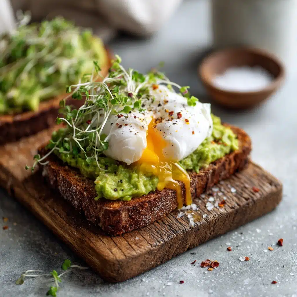 Avocado Toast with Poached Egg Recipe - Recipe Image