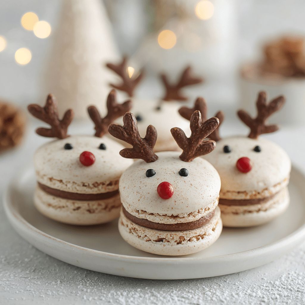 Reindeer Macarons Recipe - Recipe Image